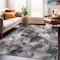 World Rug Gallery Rio Modern Abstract Area Rug 5' X 7' Blue 4054BLUE5X7 - alternate 1